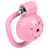 CockLock Cage courte Round Lock 4 x 3.5 cm Rose